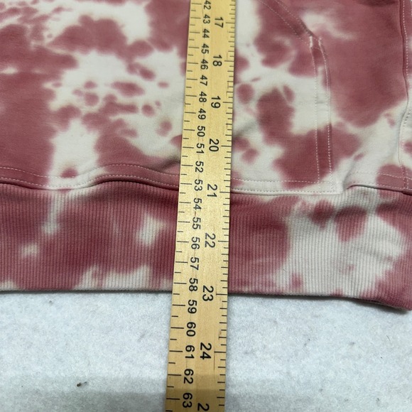 Lululemon All Yours Hoodie Tie Dye Fleece in Marmoleado Tie Dye Brier Rose - 6 - Picture 13 of 15